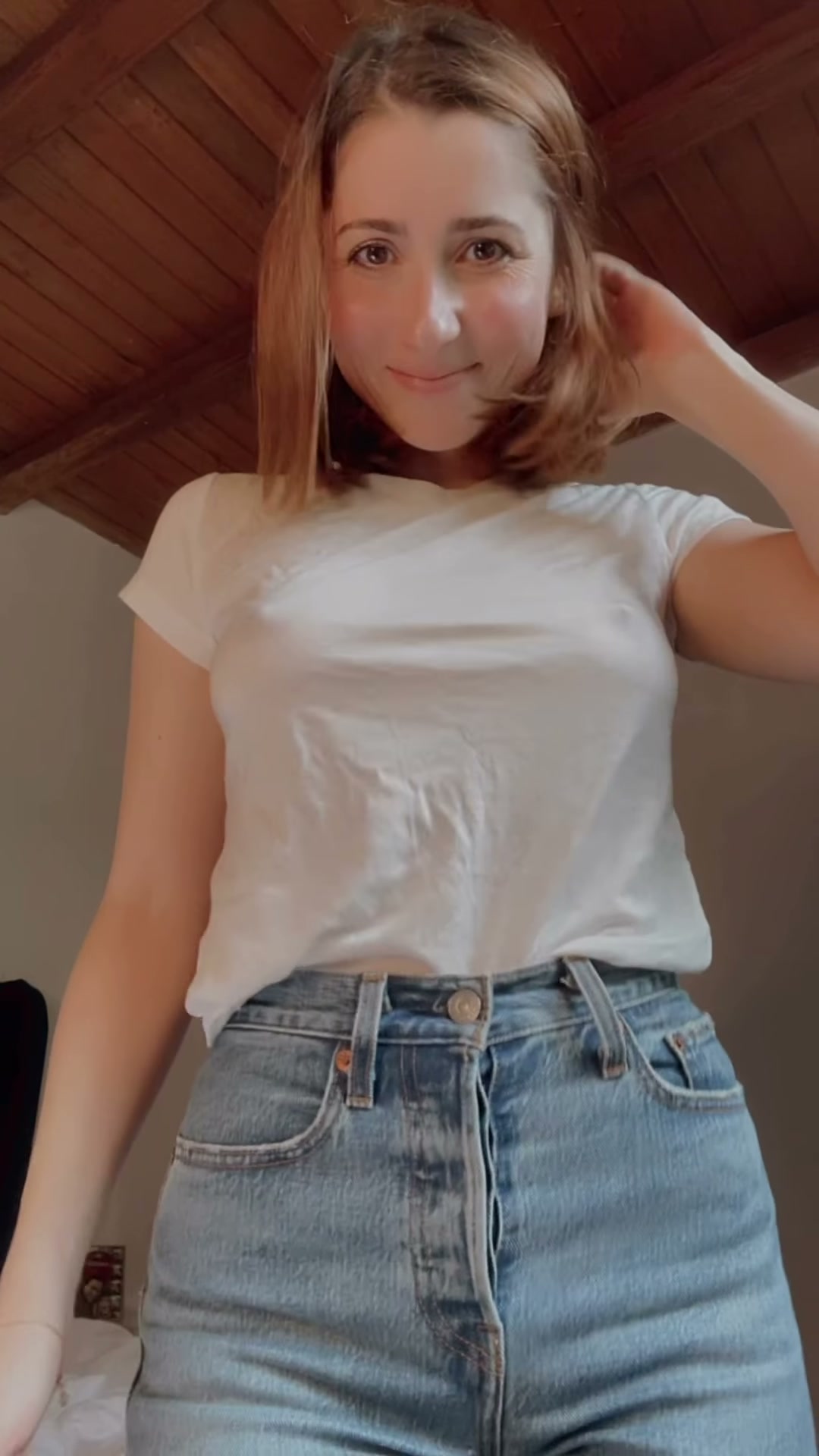 I am well known for never wearing a bra 
