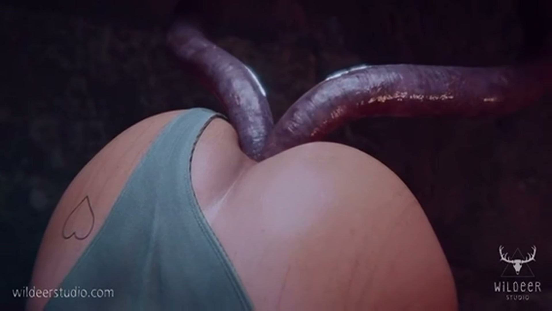 Lara double tentacle anal (wildeerstudio)