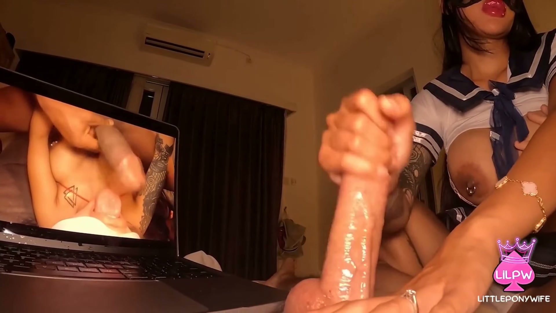 When my husband wants to watch porn, he needs to watch me get fucked by other men, and I need to make him cum too