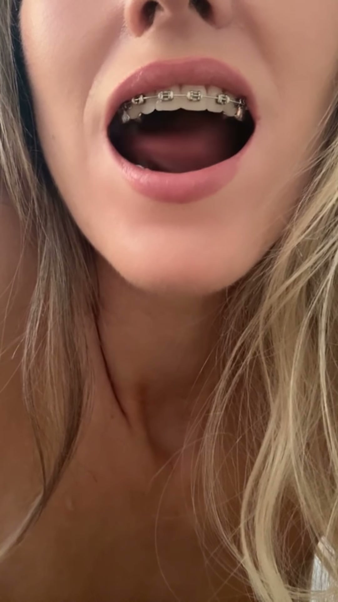 I’m so obsessed with doing this with my tongue, especially if I know someone’s watching