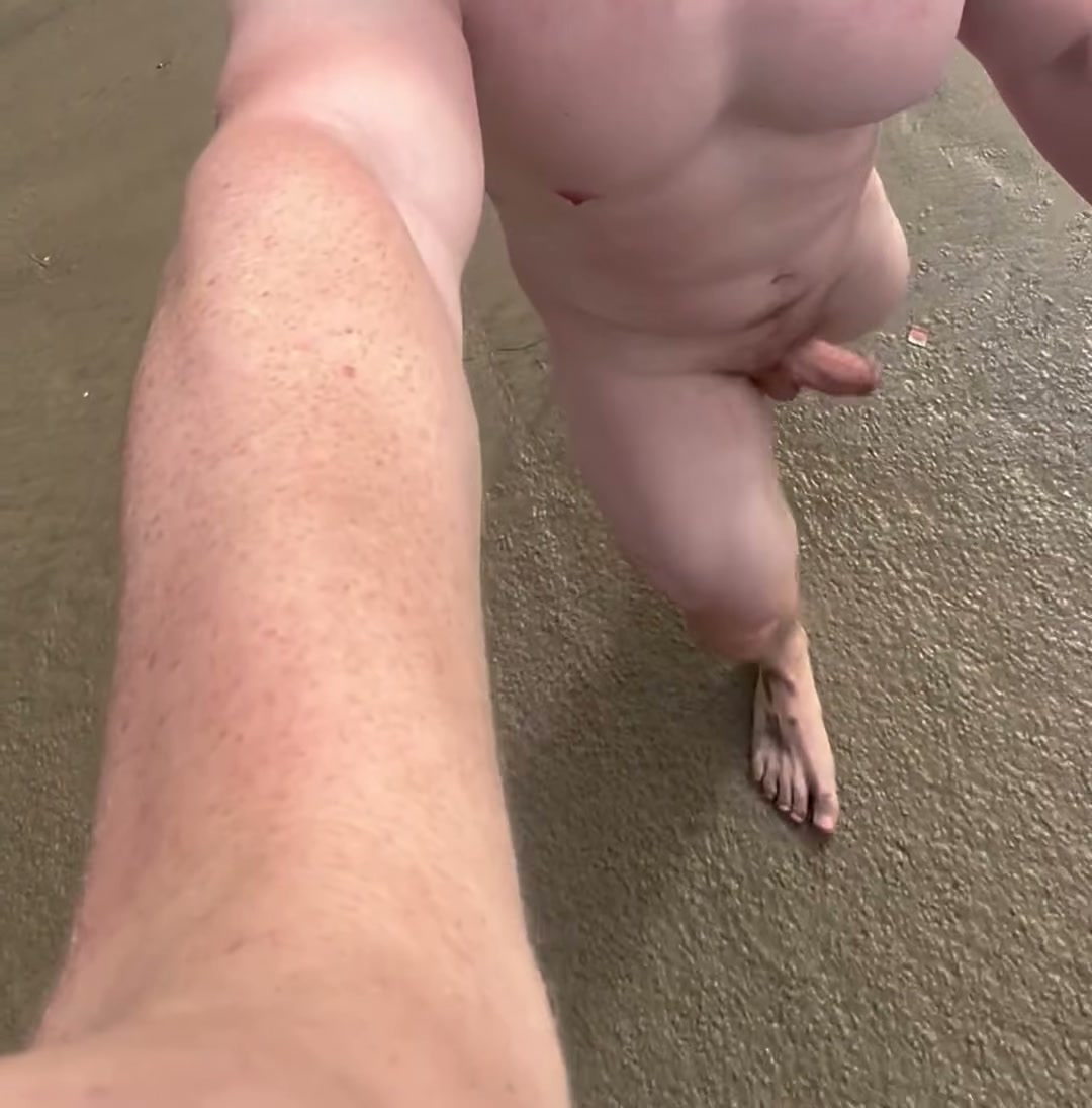 My softie on the beach