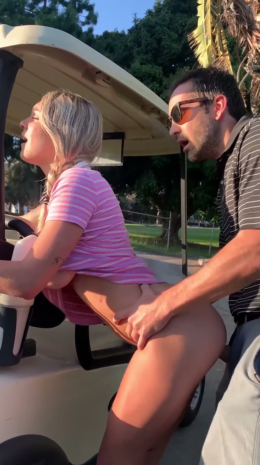 Gabbie Carter gets her pussy filled up after golfing