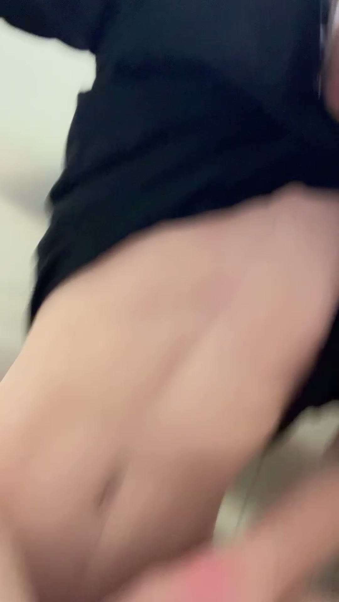 Getting bred under stall in public bathroom 🥵