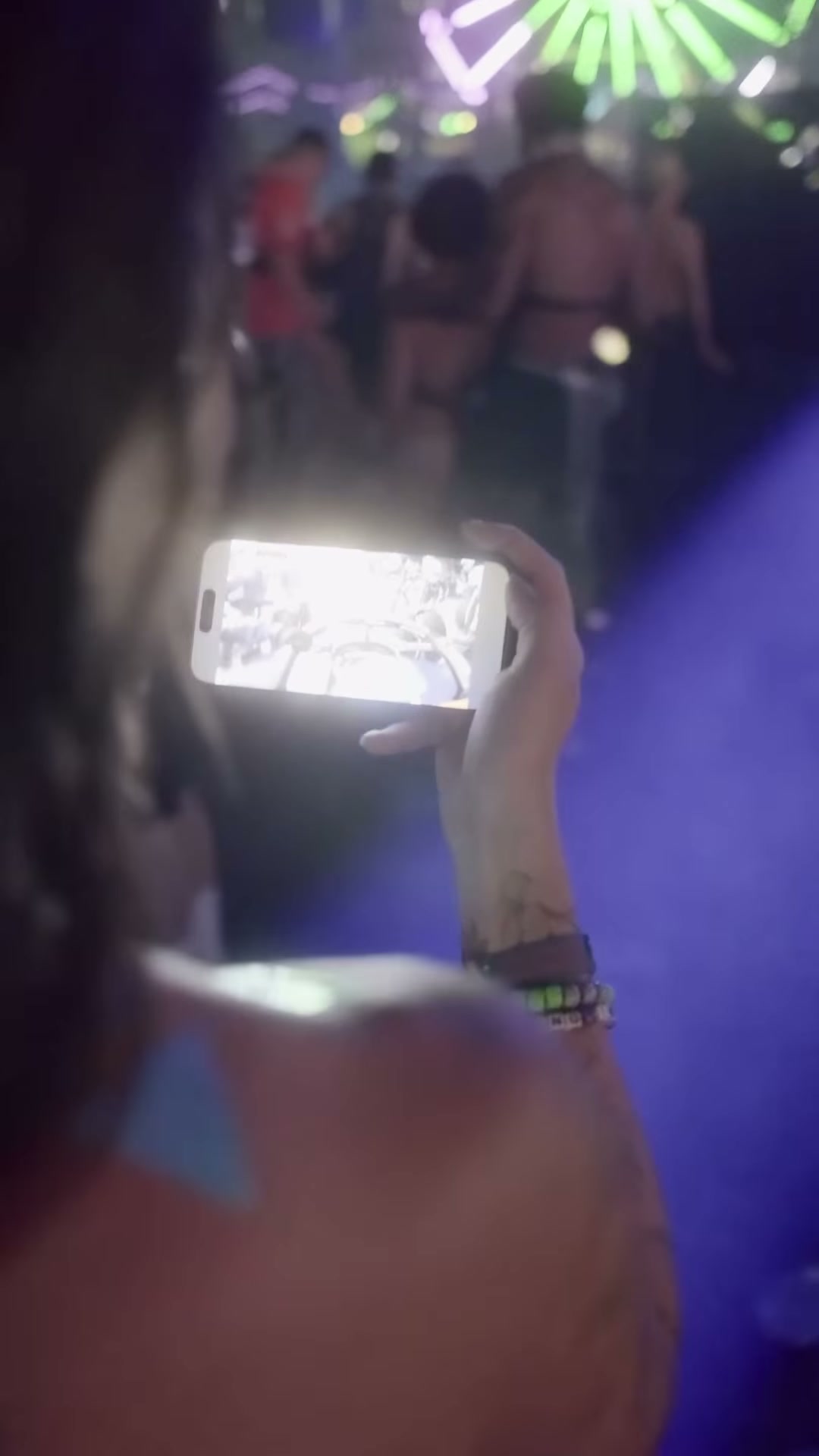 When you’re at a festival but the Formula One race highlights just can’t wait