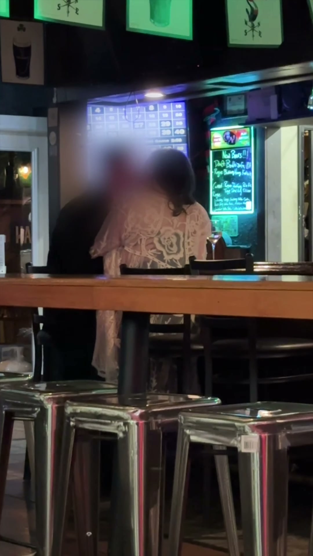 I was recognized at the bar by someone who’s seen a lot of me, but I’d never met him. I thought he was cute. Hubby didn’t think I’d dare hit on him. Well, 30 mins later, he was in my home, cock in my mouth 
