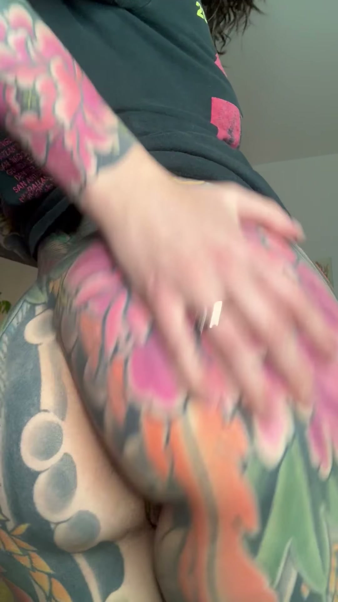 showing my ass to anyone that looks