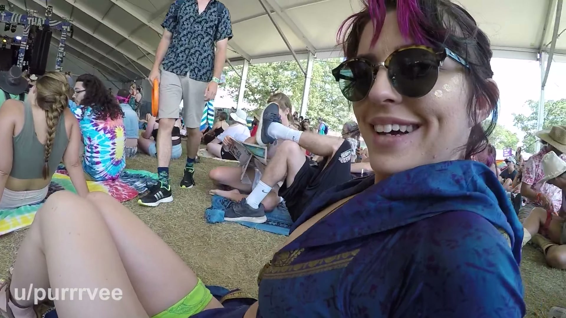 Festival upskirt