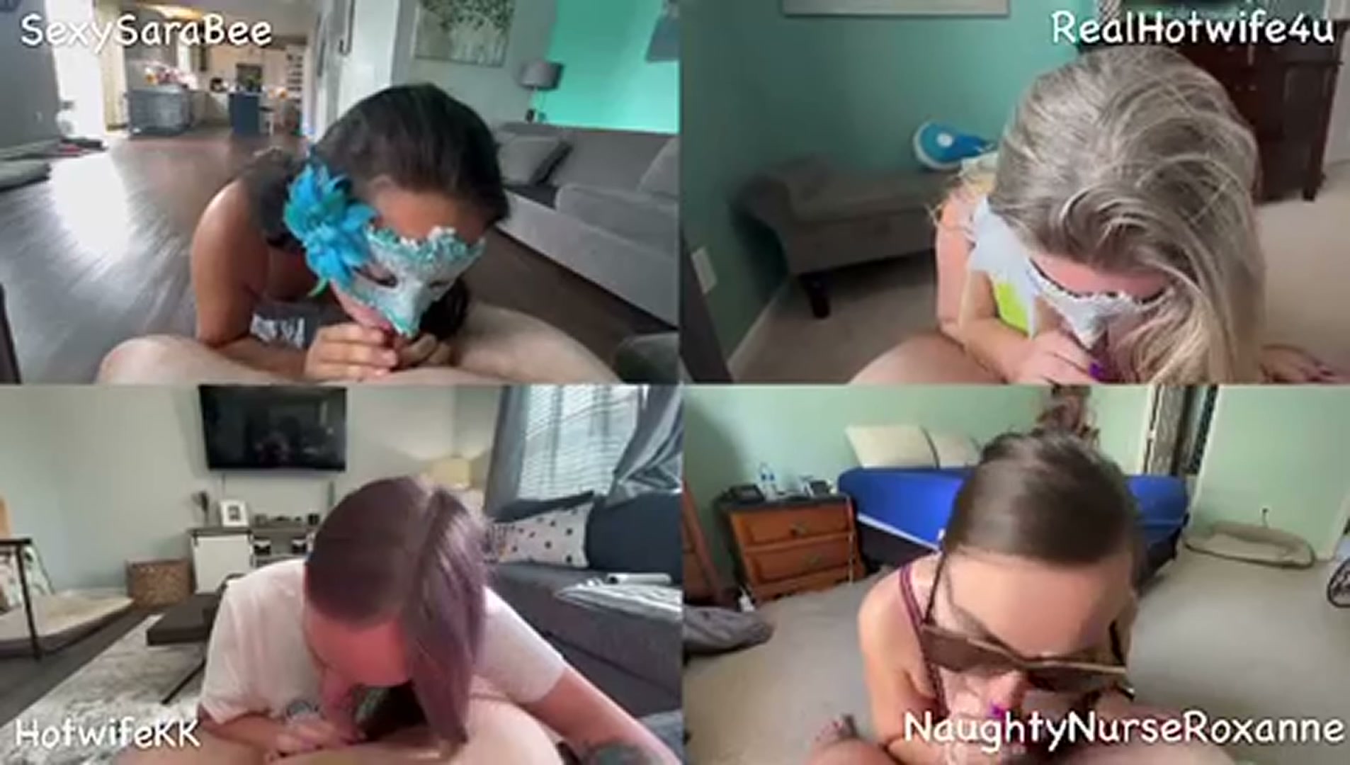 Sharing with my friends to see who makes him cum the quickest