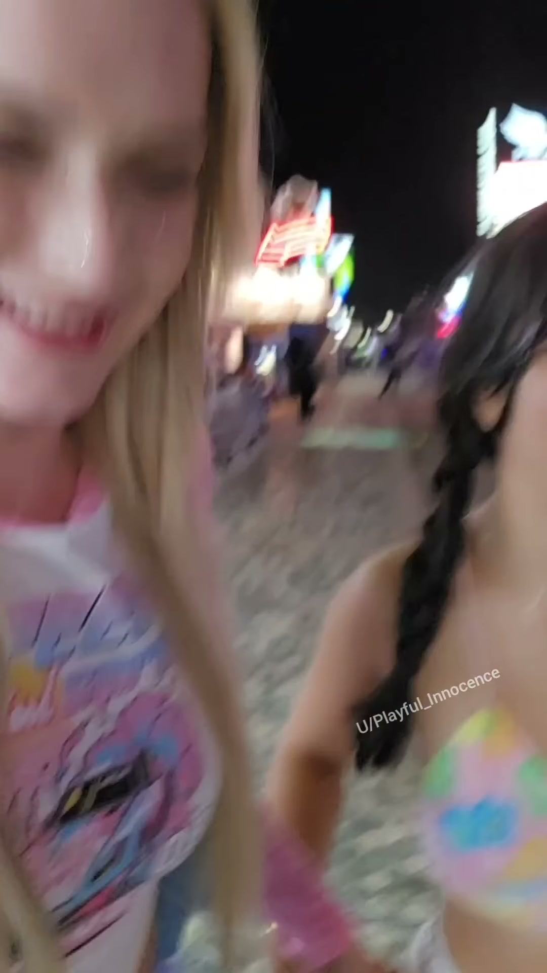 Insane public cumwalk
