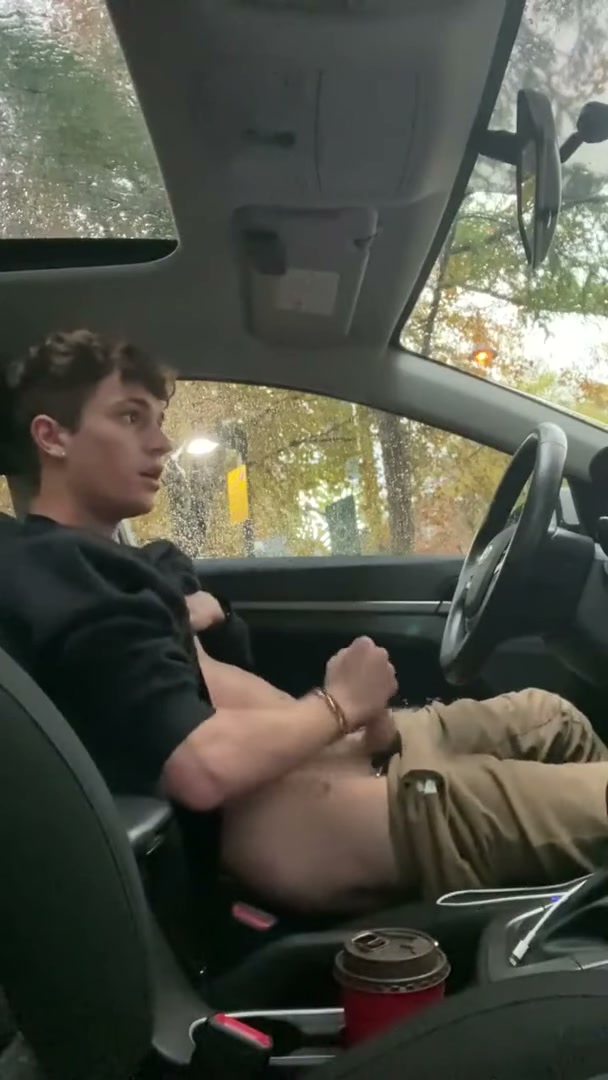 Nervous Car Cumshot
